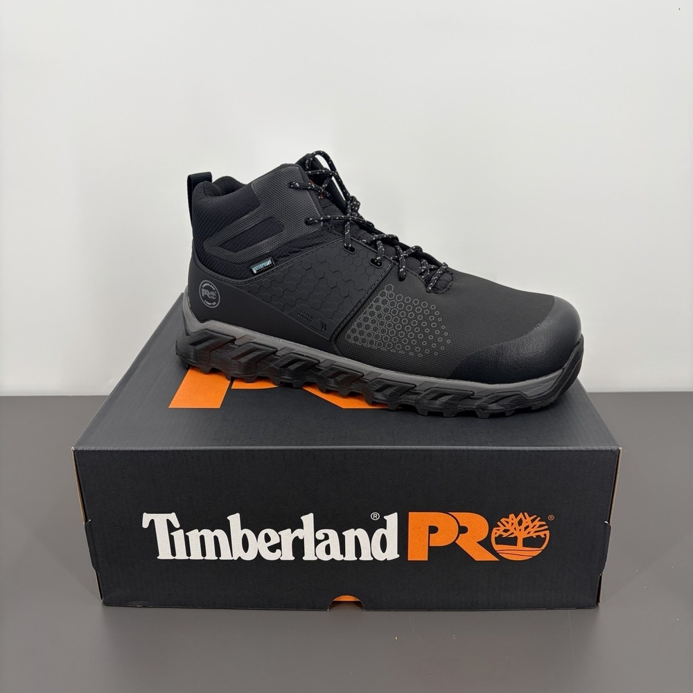 Mens Timberland PRO Ridgework Composite Safety Toe Waterproof Mid Boot Size 12